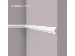 NOEL & MARQUET NMC WO1 WALLSTYL Wand- und Friesleiste Zierleiste Stuckleiste 2 m 200 cm x 1,8 cm x 3,8 cm Weiß* Zierprofile
