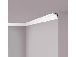 NOEL & MARQUET NMC WT5 WALLSTYL Eckleiste Zierleiste Stuckleiste 2 m 200 cm x 5,2 cm x 5,2 cm Weiß* Zierprofile