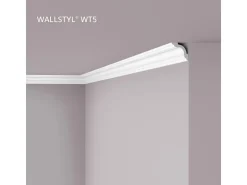 NOEL & MARQUET NMC WT5 WALLSTYL Eckleiste Zierleiste Stuckleiste 2 m 200 cm x 5,2 cm x 5,2 cm Weiß* Zierprofile