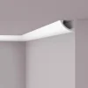NOEL & MARQUET NMC WT3 WALLSTYL Eckleiste Zierleiste Stuckleiste für Indirekte Beleuchtung 2 m 200 cm x 11 cm x 8 cm Weiß