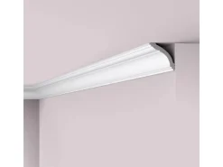 NOEL & MARQUET NMC WT15 WALLSTYL Eckleiste Deckenleiste Zierleiste Stuckleiste 2 m 200 cm x 7 cm x 7 cm Weiß* Zierprofile