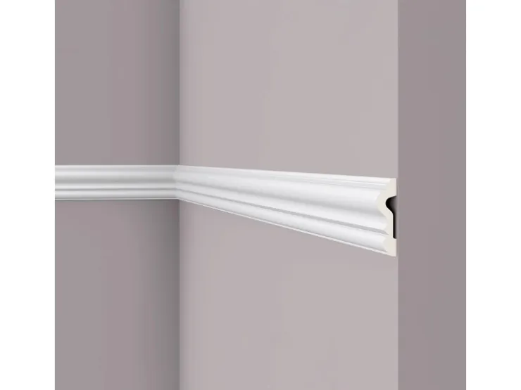 NOEL & MARQUET NMC Z13 ARSTYL Wand- und Friesleiste Zierleiste Stuckleiste 2 m 200 cm x 2,2 cm x 8 cm Weiß
