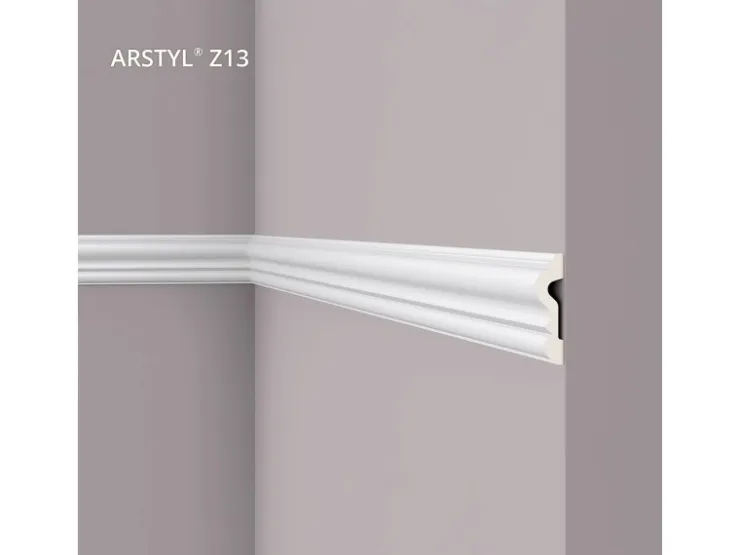 NOEL & MARQUET NMC Z13 ARSTYL Wand- und Friesleiste Zierleiste Stuckleiste 2 m 200 cm x 2,2 cm x 8 cm Weiß