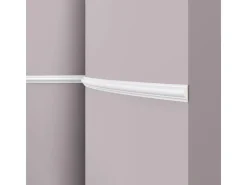 NOEL & MARQUET NMC Z10 Flex ARSTYL Flexible Wand- und Friesleiste Zierleiste Stuckleiste 2 m 200 cm x 1,8 cm x 3,8 cm Weiß* Zierprofile