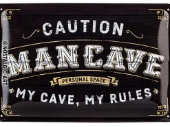 Nostalgic-Art Blechschild Man Cave 20 cm x 30 cm