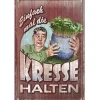 Nostalgic-Art Blechschild Kresse halten 20 cm x 30 cm* Geschenkartikel