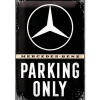 Nostalgic-Art Blechschild Mercedes-Benz - Parking Only 20 cm x 30 cm* Geschenkartikel