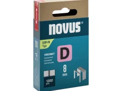 Novus Feindrahtklammern D 53 F Länge 8 mm 1.200 Stück