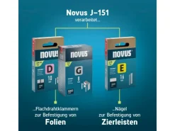 Novus Tools Elektrotacker J-151 Premium-Tacker für Folien & Zierleisten 031-0361