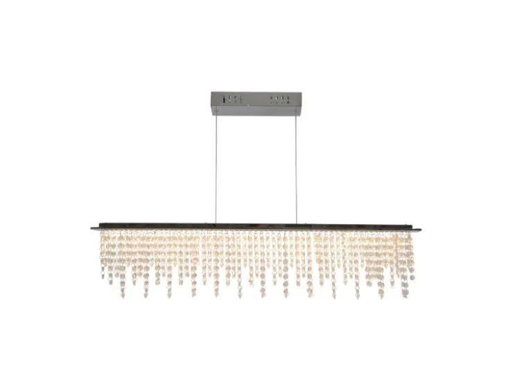 Näve LED-Pendelleuchte Diamonds Chrom* Deckenplatten
