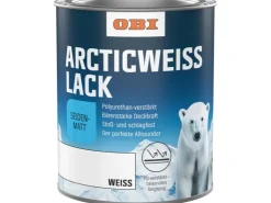OBI Arctic Weißlack seidenmatt 375 ml* Weißlacke