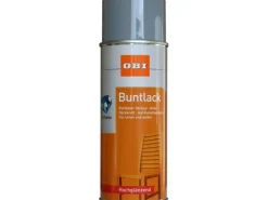 OBI Buntlack Spray RAL 7001 hochglänzend 400 ml