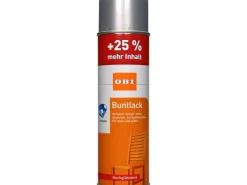 OBI Buntlack Spray RAL 9006 hochglänzend 500 ml* Sprühlacke|Buntlacke