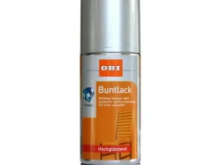OBI Buntlack Spray RAL 9006 hochglänzend 150 ml* Buntlacke