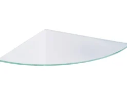 OBI Eckregal Glasboden Villar Klar 25 cm x 25 cm x 0,6 cm* Eckregale