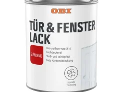 OBI Fenster- und Türenlack Weiß glänzend 375 ml* Weißlacke