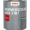 OBI Hammerschlaglack 3 in 1 Anthrazit glänzend 750 ml* Speziallacke