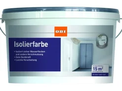 OBI Isolierfarbe Weiß matt 2,5 l* Weißlacke