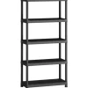 OBI Kunststoffregal M-90 Schwarz 182 cm x 90 cm x 40 cm* Aufbewahrung