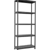 OBI Kunststoffregal S-75 Schwarz 176 cm x 74 cm x 32 cm* Schwerlastregal