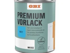 OBI Premium Vorlack Weiß matt 2 l
