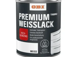 OBI Premium Weißlack Tribrid hochglänzend Weiß 750 ml