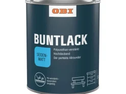 OBI PU Buntlack seidenmatt 2 l* Weißlacke