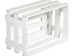 OBI Weinkiste Gramon Weiß 55 cm x 25 cm x 35 cm