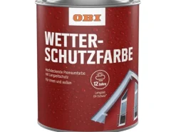 OBI Wetterschutzfarbe Schokoladenbraun seidenmatt 2,5 l