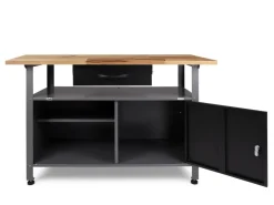 Ondis24 Werkbank Set Tüftler 240 cm 2 Schränke Werkstatt