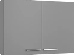 Optifit Küchen-Oberschrank Mats825 100 cm x 70,4 cm x 34,9 cm Basaltgrau* Aufbewahrung
