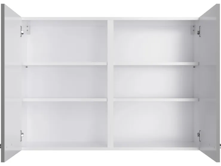 Optifit Küchen-Oberschrank Mats825 100 cm x 70,4 cm x 34,9 cm Basaltgrau* Aufbewahrung