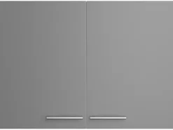 Optifit Küchen-Oberschrank Mats825 100 cm x 70,4 cm x 34,9 cm Basaltgrau* Aufbewahrung