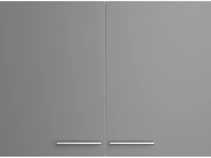 Optifit Küchen-Oberschrank Mats825 100 cm x 70,4 cm x 34,9 cm Basaltgrau* Aufbewahrung