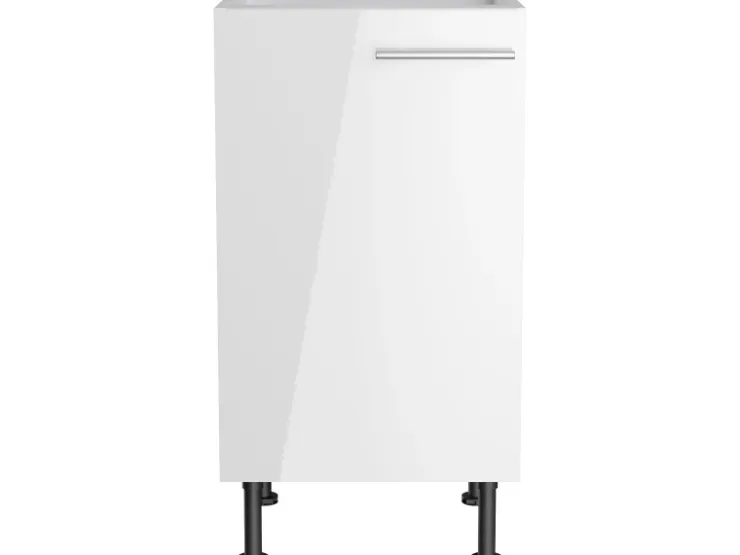 Optifit Küchen-Spülenunterschrank Rurik986 45 cm x 87 cm x 58,4 cm Weiß* Schränke