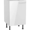 Optifit Küchen-Spülenunterschrank Rurik986 50 cm x 87 cm x 58,4 cm Weiß