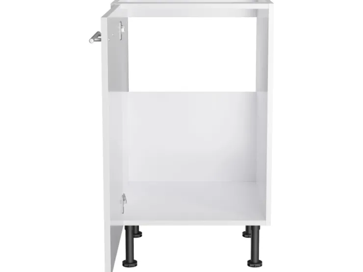 Optifit Küchen-Spülenunterschrank Rurik986 50 cm x 87 cm x 58,4 cm Weiß