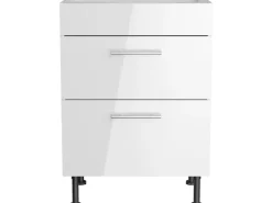 Optifit Küchen-Unterschrank für Kochfeld Rurik986 60 cm x 87 cm x 58,4 cm Weiß