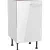 Optifit Küchen-Unterschrank Rurik986 45 cm x 87 cm x 58,4 cm Weiß