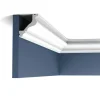 ORAC DECOR C200 LUXXUS Decken Eckleiste Profilleiste Zierleiste Stuckleiste 2 m 200 cm x 6,5 cm x 5,7 cm Weiß* Zierprofile