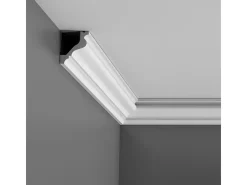 ORAC DECOR C200 LUXXUS Decken Eckleiste Profilleiste Zierleiste Stuckleiste 2 m 200 cm x 6,5 cm x 5,7 cm Weiß* Zierprofile
