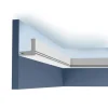 ORAC DECOR C361 LUXXUS Profil Stuck Wand Zier-Leiste indirekte Beleuchtung 2 m 200 cm x 5 cm x 5 cm Weiß* Zierprofile