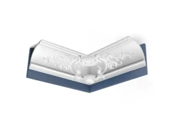 ORAC DECOR C338B LUXXUS Eckleiste Zierleiste Profilleiste Stuckleiste Weiß 2 m 200 cm x 18,4 cm x 18,4 cm Weiß* Zierprofile