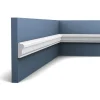 ORAC DECOR PX117 AXXENT Profilleiste Zierleiste Wand-Dekor-Fries-Leiste 2 m 200 cm x 3,5 cm x 1,5 cm Weiß