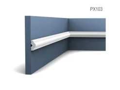 ORAC DECOR PX103 AXXENT Zierleisten 1 Karton Set 55 Wandleisten 110 m Weiß