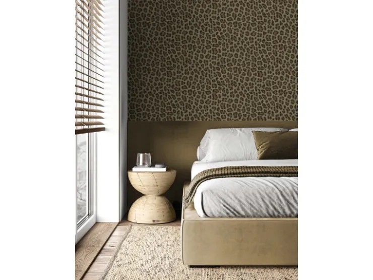 Origin-luxury wallcoverings Origin Wallcoverings Tapete Leopardenmuster Braun und Beige 53 cm x 10.05 m* Dekorative Tapeten