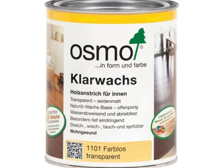 Osmo Klarwachs Farblos 750 ml* Regale Massivholz