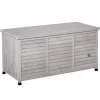 Outsunny Gartenbox Wetterbeständig 127 x 56 x 60 cm Grau