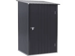 Outsunny Gerätehaus 0,92 m² mit Pultdach Abschließbar 100 x 103 x 160 cm