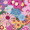 PPD Papierservietten mit Blumen 16,5 cm x 16,5 cm 20 Stück Bunt FSC®